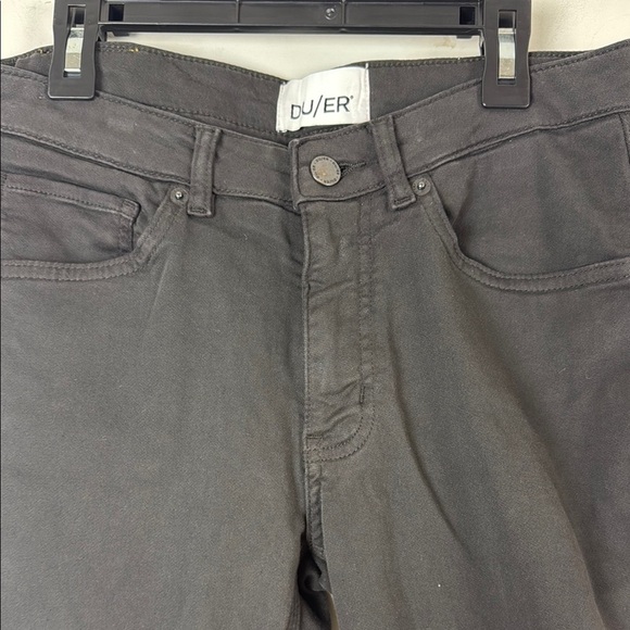 DU/ER Dark Grey No Sweat Pant Slim Straight Women's Size 26X32 - Picture 3 of 11
